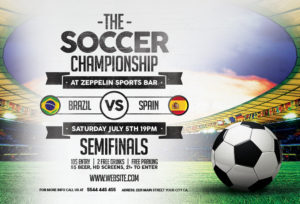 Brazil Soccer World Cup 2014 Flyer Template 2